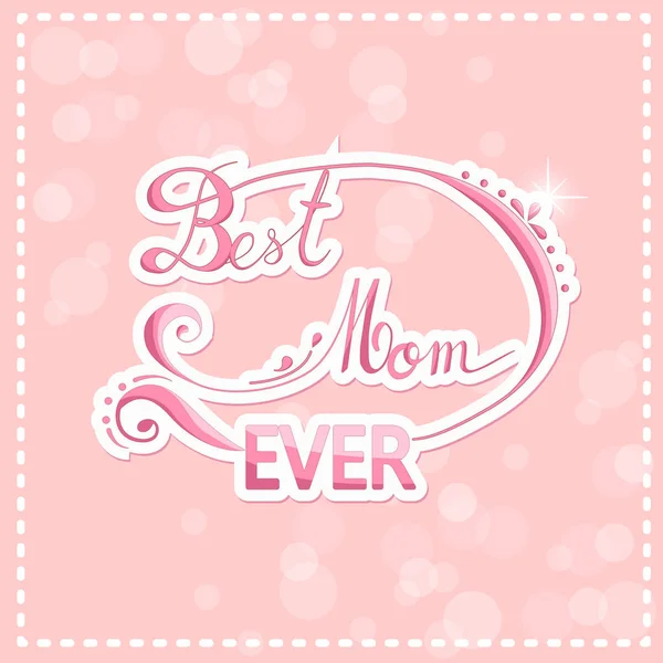 Happy Mothers Day elementi di design — Vettoriale Stock