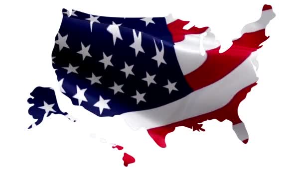 United States Map Usa Flag Video Gradient Background United States Royalty Free Stock Footage
