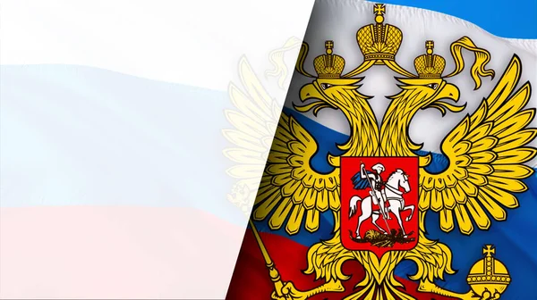 Agitant Le Drapeau Russe, Le Drapeau De La Russie