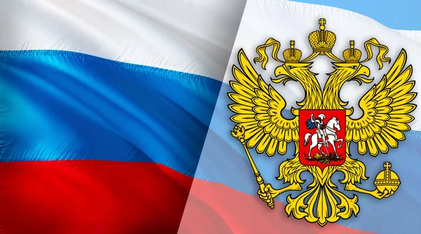 Russian Flag Coat Arms Russia Kremlin Stock Footage Video (100%  Royalty-free) 1053933176