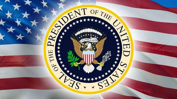 Försegling Förenta Staternas President Amerikansk Flagg Amerikansk President Great Seal — Stockfoto