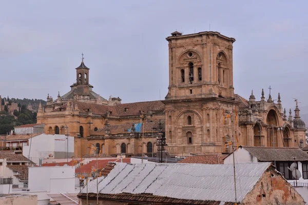 Vista Ciudad Histórica Granada Andalucía España — Foto de Stock