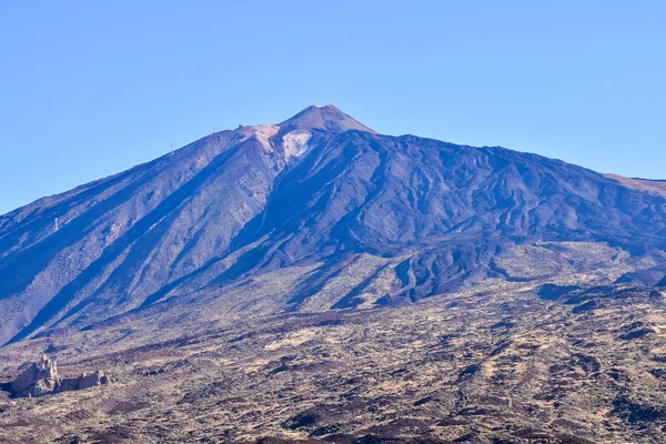 Krajobraz Pustynny Parku Narodowym Volcan Teide Teneryfa Wyspy Kanaryjskie Hiszpania — Zdjęcie stockowe