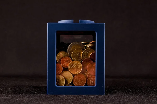 Obraz Business Money Concept Pomysł Moneta Container — Zdjęcie stockowe