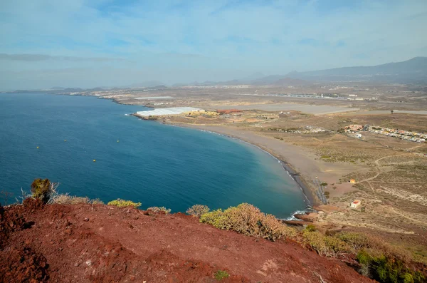 Tenerife Kanarya Adaları Nın Güneyindeki Tropik Plaj — Stok fotoğraf