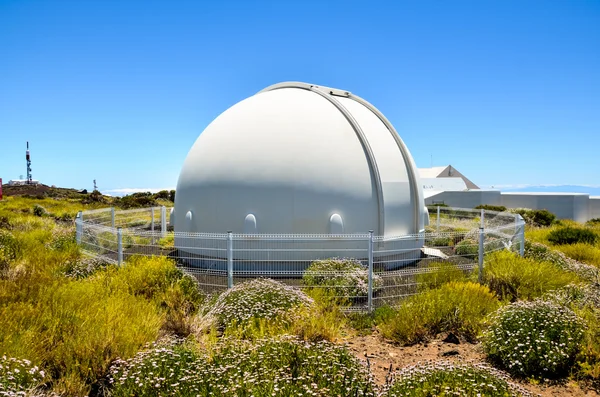 Teleskopy Teide Astronomical Observatory Teneryfie Hiszpania — Zdjęcie stockowe