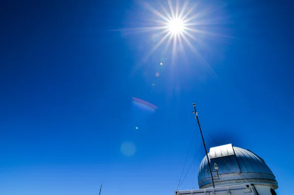 Telescopen Van Sterrenwacht Teide Tenerife Spanje — Stockfoto