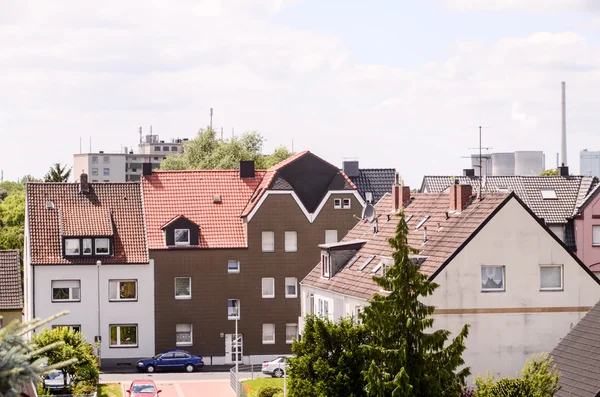 Hamm Gamla Tyska Gotiska Staden Med Typiska Tak — Stockfoto