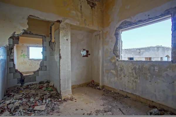 Abandoned Buildings Military Base Tenerife Canary Islands Spain — Stock Photo, Image