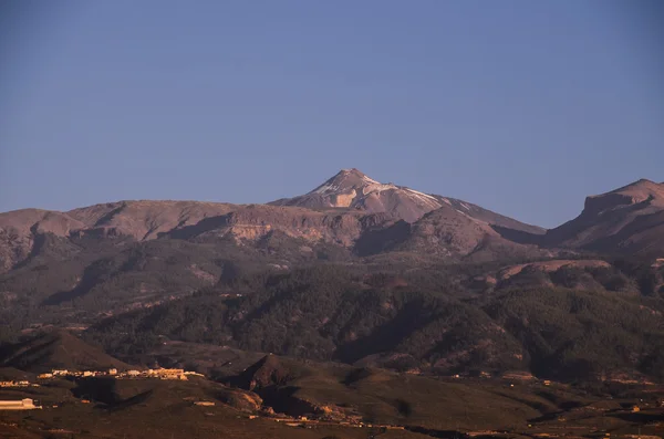 Desert Landscape Volcan Teide National Park Tenerife Canary Island Spain — Stock Photo, Image