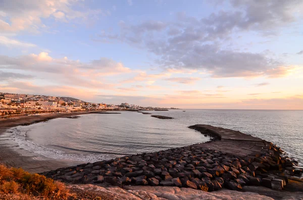 Utsikt Över Playa Fanabe Adeje Teneriffa Kanarieöarna Spanien — Stockfoto