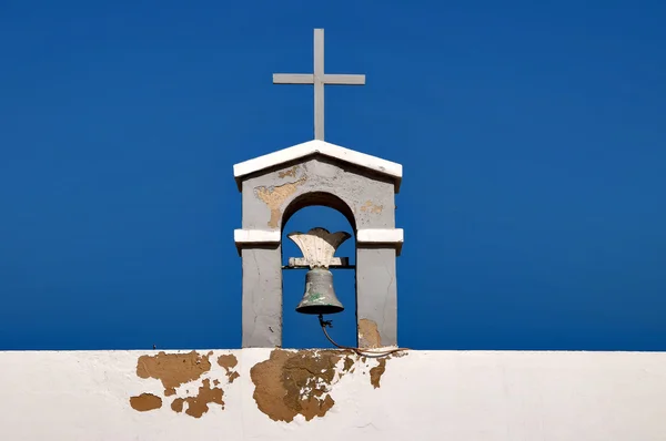 カナリア諸島 スペインの教会上部の鐘 — ストック写真