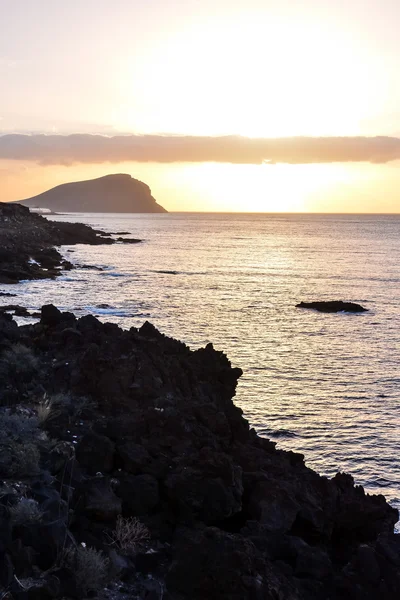Coucher Soleil Sur Océan Atlantique Tenerife Canaries Espagne — Photo