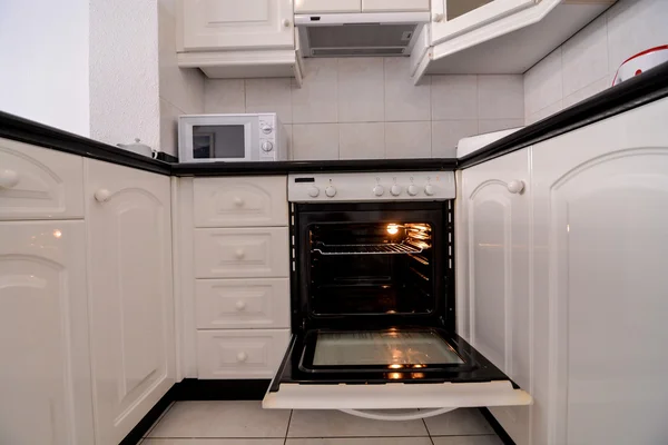 Foto Gambar Pemandangan Internal Dari Dapur Modern — Stok Foto