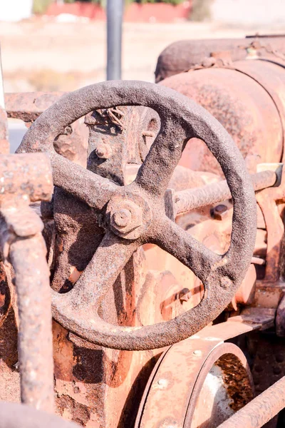 Une vieille pièce de rouleau à vapeur antique — Photo