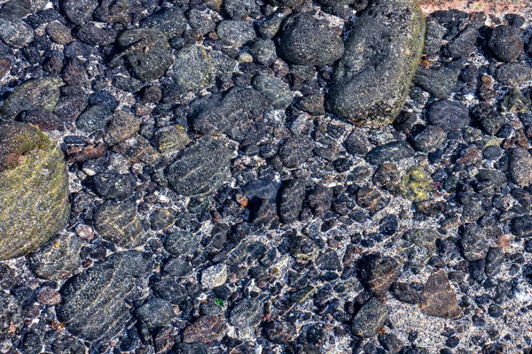 玄武岩質の溶岩を乾燥します。 — ストック写真