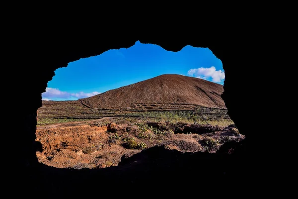 Landscape in Tropical Volcanic Canary Islands Spain — Stock Photo, Image