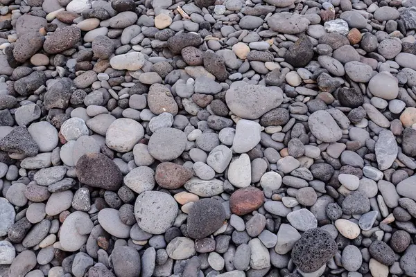 Сухие круглые камни — стоковое фото
