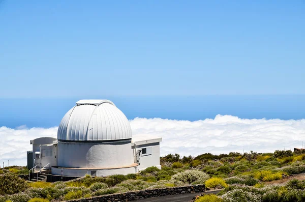 Telescópios do Observatório Astronómico de Teide — Fotografia de Stock