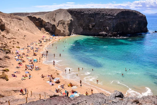 Landskap på tropiska vulkaniska Kanarieöarna Spanien — Stockfoto