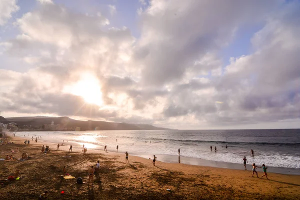 Przy plaży La Canteras — Zdjęcie stockowe