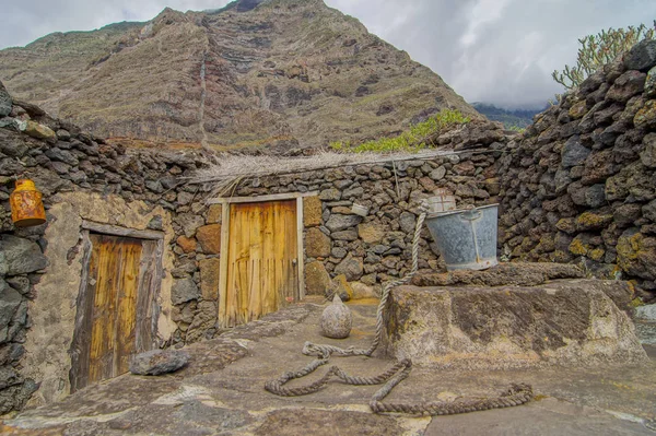 Εγκαταλελειμμένα σπίτια στο νησί El Hierro — Φωτογραφία Αρχείου