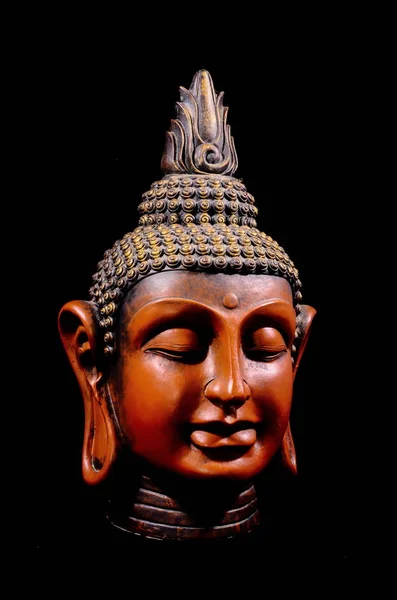 Orientalsk Buddiststatue isolert – stockfoto