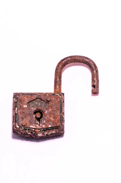 Old Antique Vintage Padlock — Stock Photo, Image