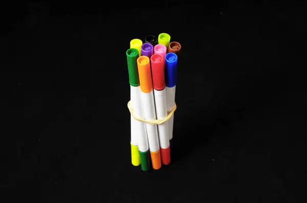 Marcadores de tinta de colores —  Fotos de Stock