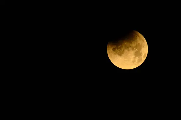 Eclipse da lua cheia — Fotografia de Stock