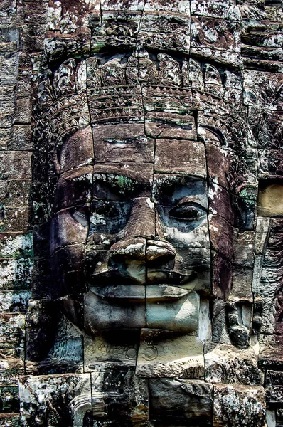 Cambodian gray rock sculpture — Stock Photo, Image