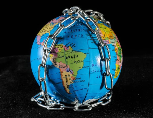 Dünyada zincirleri — Stok fotoğraf