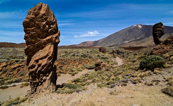 Teide vulcânica altas montanhas — Fotografia de Stock