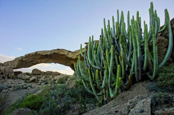 砂漠の自然アーチ — ストック写真