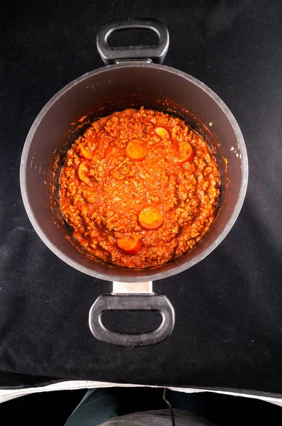 Salsa de tomate estilo italiano —  Fotos de Stock