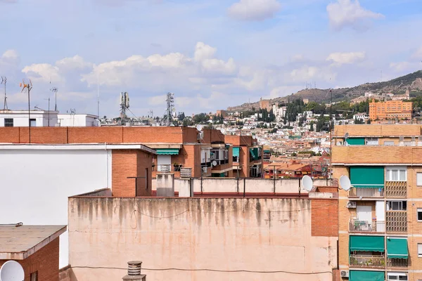 Vista da Cidade Histórica Granada — Fotografia de Stock