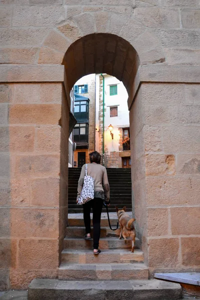 Ciudad de Getaria País Vasco España — Foto de Stock