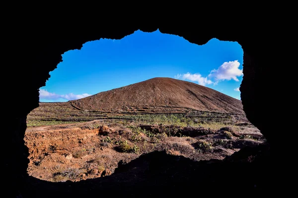 Landscape in Tropical Volcanic Canary Islands Spain — Stock Photo, Image