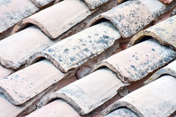 Dlaždice na texturu střechy budovy — Stock fotografie