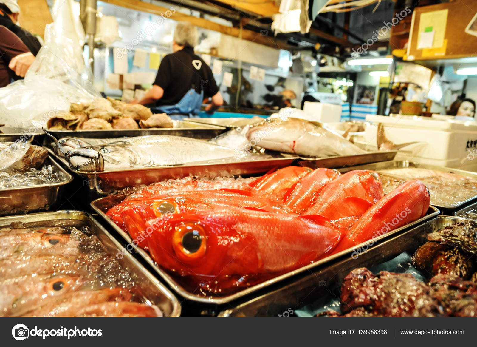 Editorial Tokyo Fish Market Stock Photo by ©underworld1 139958398