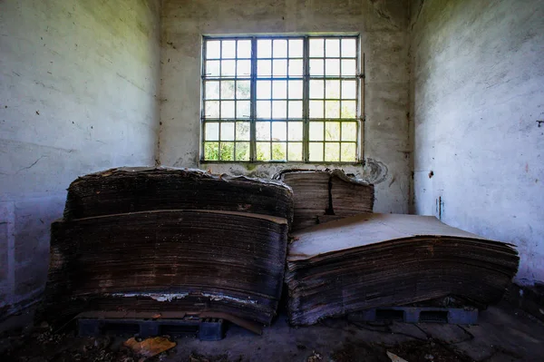 Antigua planta industrial en ruinas abandonada —  Fotos de Stock