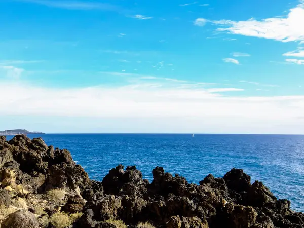 Landskap på tropiska vulkaniska Kanarieöarna Spanien — Stockfoto