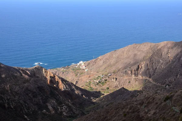Вид на горы Анаги с острова Тенерифе — стоковое фото