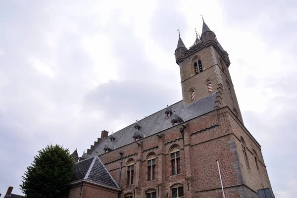 Klasický architektury Evropské stavební vesnice Brugge — Stock fotografie