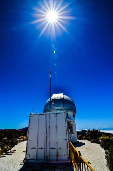 Телескопы Тейдской астрономической обсерватории — стоковое фото