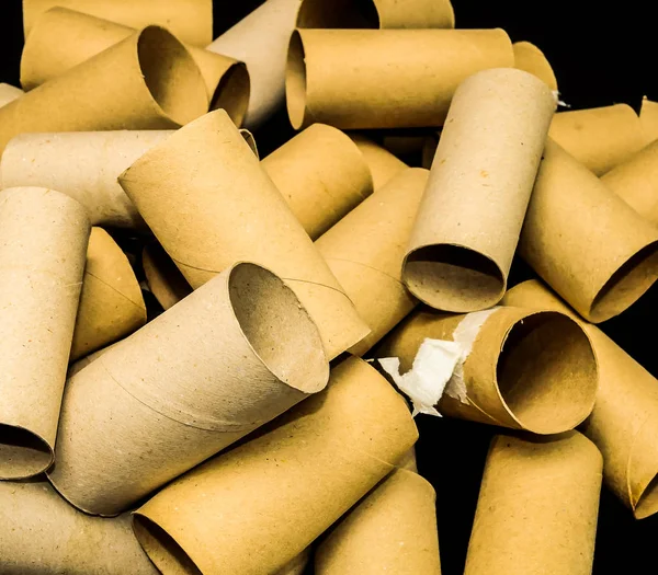 Rolo de papel higiênico vazio — Fotografia de Stock
