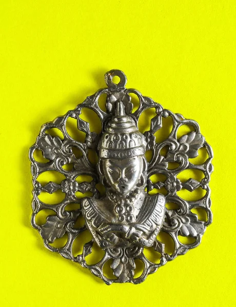 Silver Buddha Pendant Jewel — Stock Photo, Image