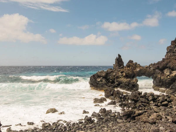 Roque de Bonanza beach in El Hierro — Stock Photo, Image