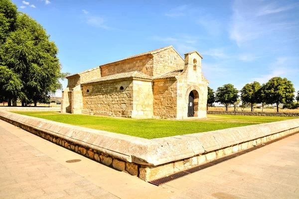 Kostel San Juan Bautista Banos Cerrato Palencia Španělsko Sedmé Století — Stock fotografie