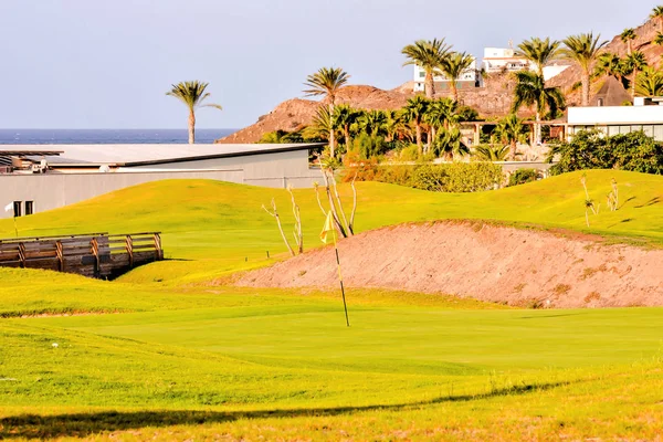 Golf Course Gorgeous Green Fuerteventura Spain Canary Islands — Stock Photo, Image